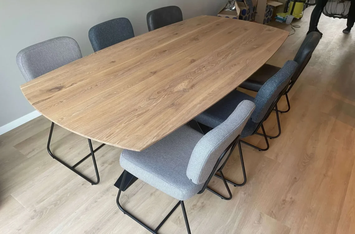 Deens ovale tafel op maat